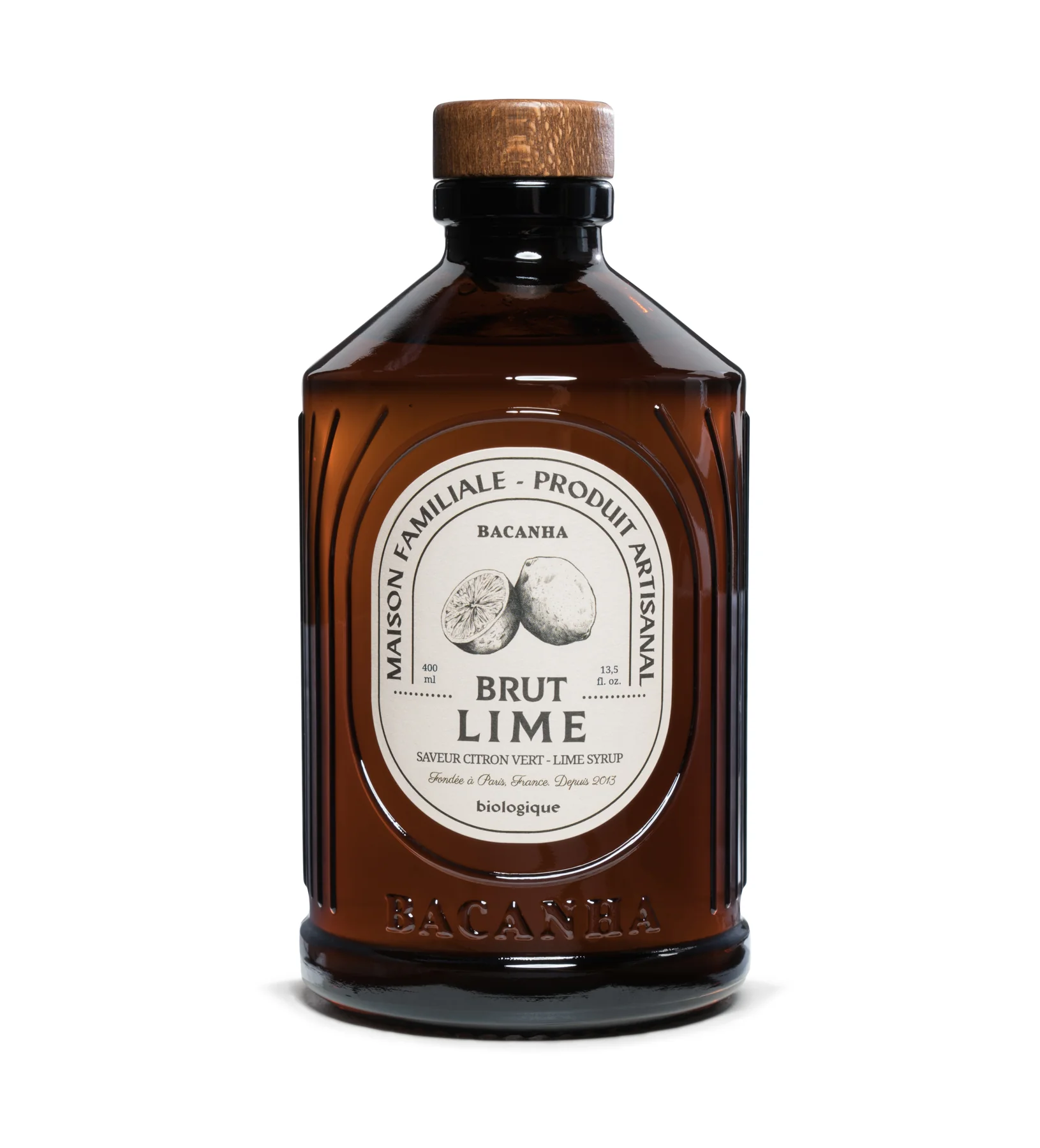 BACANHA SIROP DE LIME CITRON VERT BIO