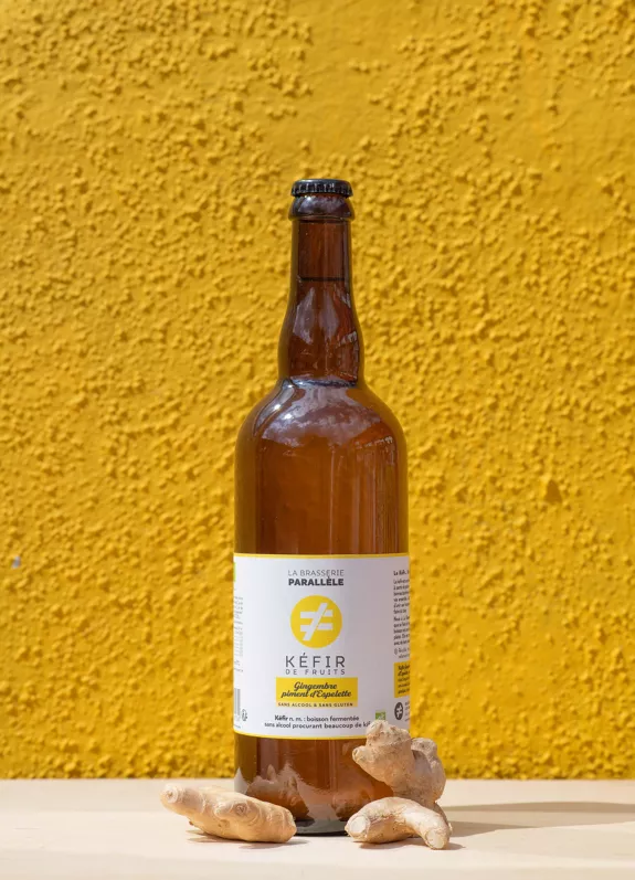 Kéfir Gingembre & Piment d'Espelette — Brasserie Parallèle — photo 3