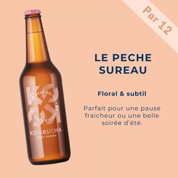 Kombucha Pêche Sureau — KOKO — photo 2