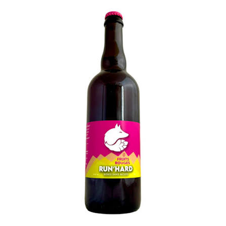 RUN'HARD Bière FRUITS ROUGES sans alcool